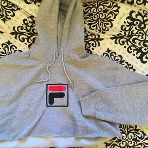 Fila Cropped Hoodie